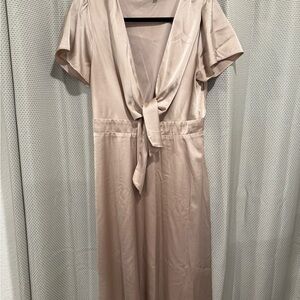 Champagne Baltic Born Tie-Front Dress